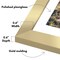 Americanflat 2 Pack of Picture Frames with Mat - Plexiglass Cover